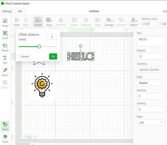 Le logiciel Xtool Creative Space