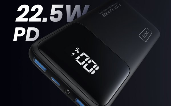 La Batterie externe 10000mAh 22,5W Iniu à 10,75€