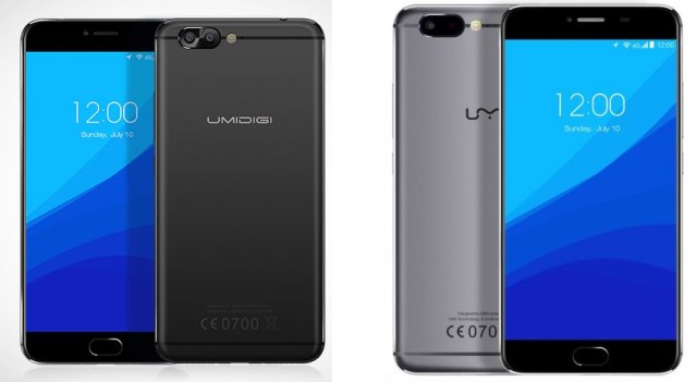 Le UMIDIGI Z pro à gauche, le UMI Z à droite