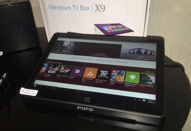 Test Mini PC Pipo X9 Windows 10 et Android avec écran tactile 