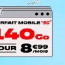 Un forfait 5G 150 Go pour 8,99€ sans limitation de (...) deal hot